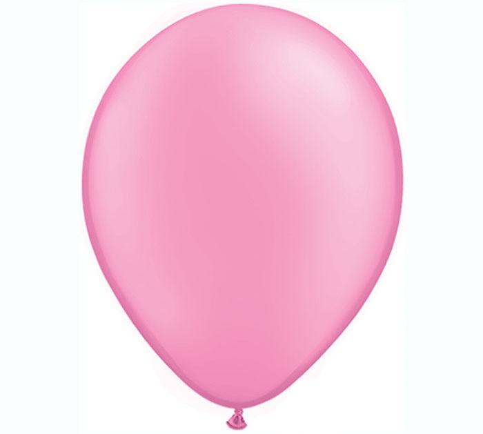12" Standard Hot Pink Latex Balloons